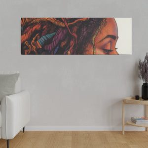 Grounded Woman of Color Matte Canvas, Stretched, 0.75"