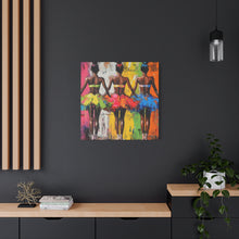 Load image into Gallery viewer, Vibrant Ballet Canvas Art, Colorful Wall Decor for Dance Lovers, Stylish Home Decor, Gift for Dancers, Ballerina Art Piece
