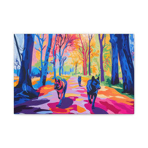 German Shepherd Canvas Art