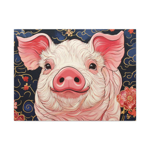 Lunar Year of the Pig - Matte Canvas