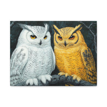 Load image into Gallery viewer, Owl Lovers Matte Canvas Print - Stretched Wall Art
