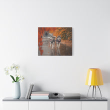 Load image into Gallery viewer, Husky Wall Art Canvas - Autumn Vibes Home Decor
