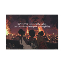 Load image into Gallery viewer, Inspirational Wall Art Canvas - "Sometimes You Can Only Watch" - Empowering Home Decor
