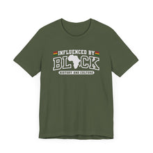 Load image into Gallery viewer, Influenced by Block Unisex Jersey Tee - Celebrate History and Culture

