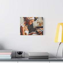 Load image into Gallery viewer, Artistic Piano Canvas, Wall Art, Music Lover Gift, Home Decor, Jazz Wall Art, Unique Artwork

