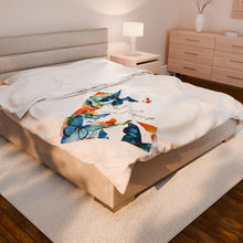 Load image into Gallery viewer, Butterfly Plush Blanket
