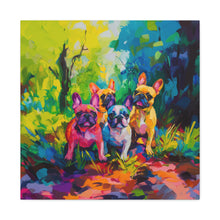 Load image into Gallery viewer, French Bulldog Canvas Art
