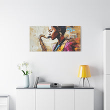 Load image into Gallery viewer, Saxophone Art Canvas, Elegant Wall Decor for Jazz Lovers, Music-Themed Home Decoration, Perfect Gift for Musicians, Unique Art Piece, [...]
