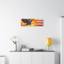 Load image into Gallery viewer, Patriotic Eagle Canvas Art - Inspirational Home Decor
