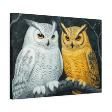 Load image into Gallery viewer, Owl Lovers Matte Canvas Print - Stretched Wall Art
