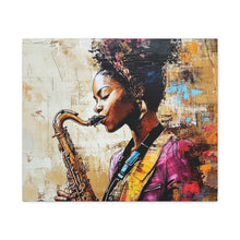 Load image into Gallery viewer, Saxophone Art Canvas, Elegant Wall Decor for Jazz Lovers, Music-Themed Home Decoration, Perfect Gift for Musicians, Unique Art Piece, [...]
