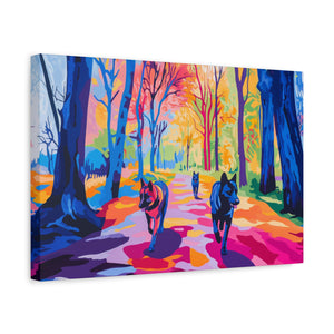 German Shepherd Canvas Art