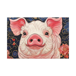 Lunar Year of the Pig - Matte Canvas