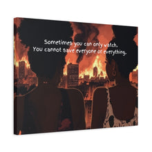 Load image into Gallery viewer, Inspirational Canvas Art – "Sometimes You Can Only Watch"
