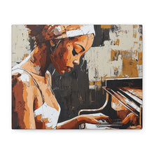 Load image into Gallery viewer, Artistic Piano Canvas, Wall Art, Music Lover Gift, Home Decor, Jazz Wall Art, Unique Artwork
