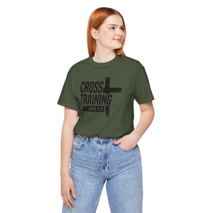 Faith Inspired Unisex Jersey Tee - 'Cross Training' with John 3:16