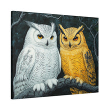 Load image into Gallery viewer, Owl Lovers Matte Canvas Print - Stretched Wall Art
