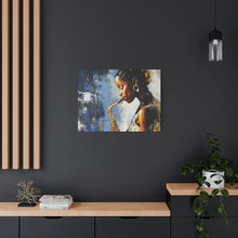 Load image into Gallery viewer, Saxophone Art Canvas, Music Lover Decor, Jazz Wall Art, Unique Gift for Musicians, Home Office Decoration, Inspirational Artwork

