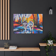 Husky Canvas Art