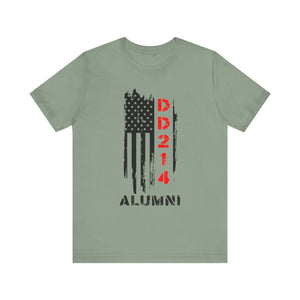 Patriotic Alumni Short Sleeve Tee - DD214 Design