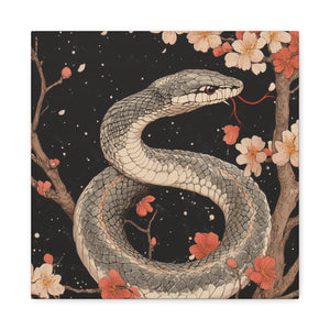 Lunar Year of the Snake - Stretched Canvas Art