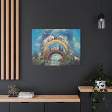 Load image into Gallery viewer, Rainbow Bridge Dog Canvas Artwork - Pet Lovers Home Decor
