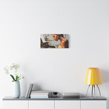 Load image into Gallery viewer, Piano Art Canvas Wall Decor, Inspirational Home Art, Music Lover Gift, Black Woman Artwork, Modern Art Print
