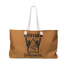 Load image into Gallery viewer, Weekender Bag - Gemini
