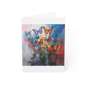 Vibrant Butterfly Greeting Cards | Set of 1, 10, 30, or 50 | Perfect for Any Occasion