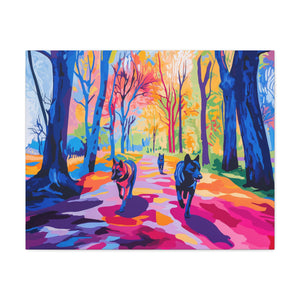 German Shepherd Canvas Art