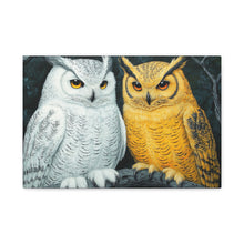 Load image into Gallery viewer, Owl Lovers Matte Canvas Print - Stretched Wall Art
