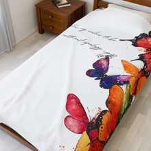 Load image into Gallery viewer, Butterfly Plush Blanket
