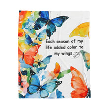 Load image into Gallery viewer, Butterfly Plush Blanket
