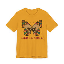 Load image into Gallery viewer, Vintage Rebel Soul Butterfly Tee - Unisex Jersey Short Sleeve Shirt
