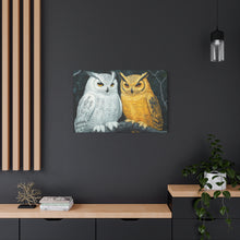 Load image into Gallery viewer, Owl Lovers Matte Canvas Print - Stretched Wall Art
