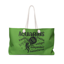 Load image into Gallery viewer, Weekender Bag - Aquarius
