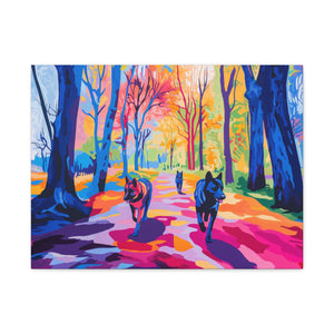 German Shepherd Canvas Art