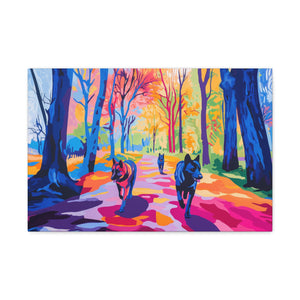 German Shepherd Canvas Art