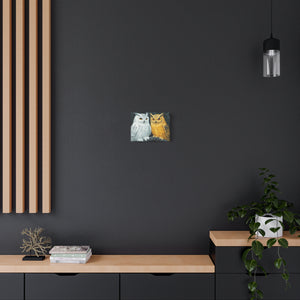 Owl Lovers Matte Canvas Print - Stretched Wall Art