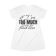 T-Shirt Dress (AOP) - Find Less