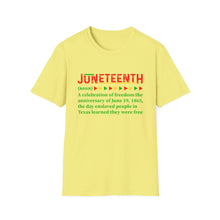 Load image into Gallery viewer, Unisex Softstyle T-Shirt - Juneteenth

