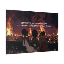 Load image into Gallery viewer, Inspirational Wall Art Canvas - "Sometimes You Can Only Watch" - Empowering Home Decor
