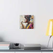 Load image into Gallery viewer, Saxophone Art Canvas, Elegant Wall Decor for Jazz Lovers, Music-Themed Home Decoration, Perfect Gift for Musicians, Unique Art Piece, [...]
