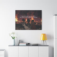 Load image into Gallery viewer, Inspirational Wall Art Canvas - "Sometimes You Can Only Watch" - Empowering Home Decor
