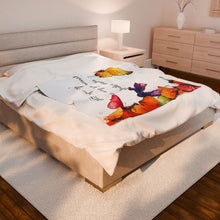 Load image into Gallery viewer, Butterfly Plush Blanket
