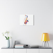 Load image into Gallery viewer, Vibrant Saxophone Canvas Wall Art - Perfect for Music Lovers
