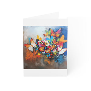 Colorful Butterfly Greeting Cards - Set of 1, 10, 30, or 50