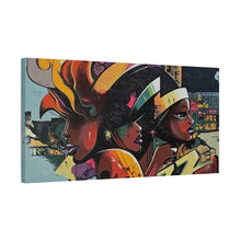 Load image into Gallery viewer, Vibrant Afrocentric Matte Canvas Art - Inspirational Wall Decor
