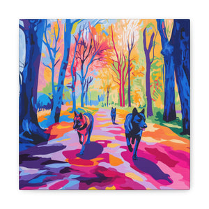 German Shepherd Canvas Art