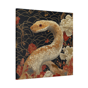 Lunar Year of the Snake - Canvas Print
